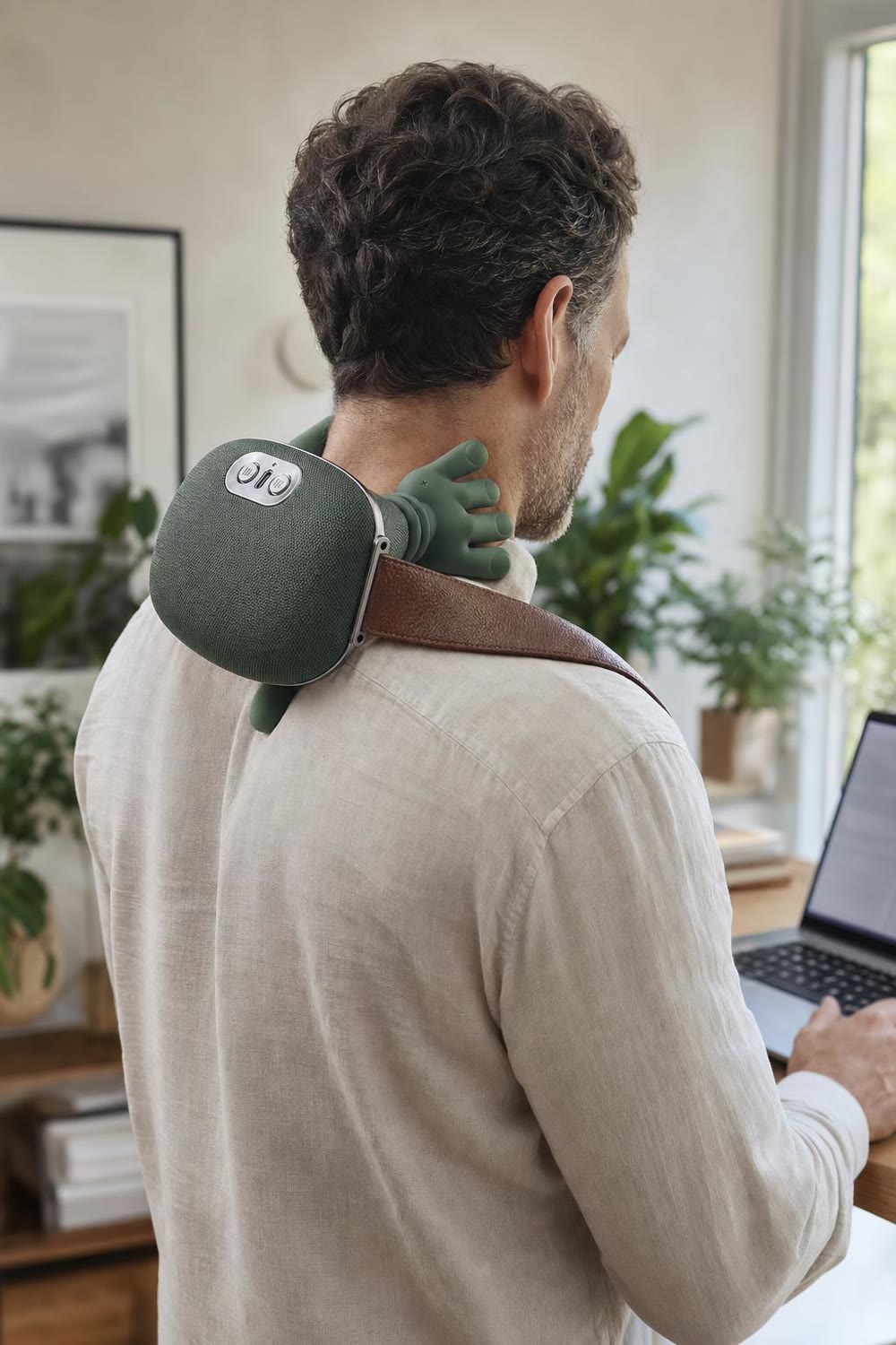 Lower massage head