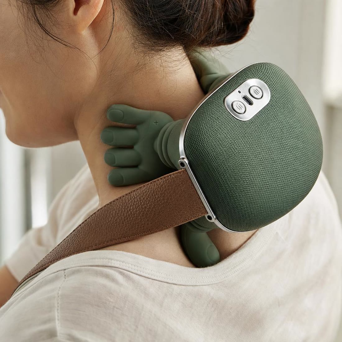Upper massage head