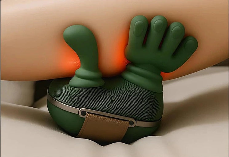 Like a massage therapist’s hands. Without the appointment.